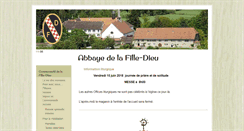 Desktop Screenshot of fille-dieu.ch
